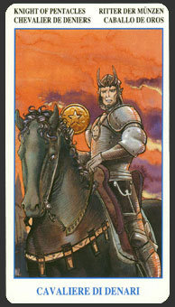  - Secret Tarot - Ǯʿ - Knight Of Pentacles