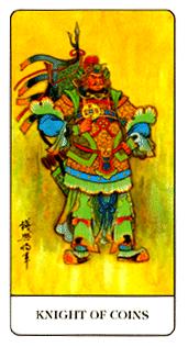 й - Chinese Tarot - Ǯʿ - Knight Of Pentacles