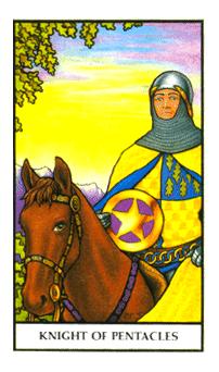 ŵ - Connolly Tarot - Ǯʿ - Knight Of Pentacles