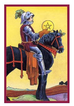 ³ - Epicurean Tarot - Ǯʿ - Knight Of Pentacles