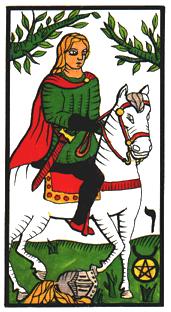  - Esoterico Tarot - Ǯʿ - Knight Of Pentacles