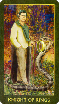 䴫˵ - Folklore Tarot - Ǯʿ - Knight Of Pentacles