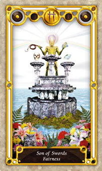 Ѱ - Quest Tarot - ʿ - Knight Of Swords