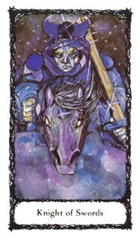 ʥõ - Sacred Rose Tarot - ʿ - Knight Of Swords