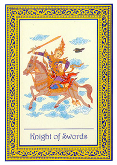 ̩ʼ - Royal Thai Tarot - ʿ - Knight Of Swords