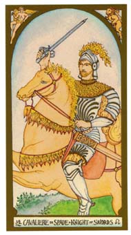 ո - Renaissance Tarot - ʿ - Knight Of Swords