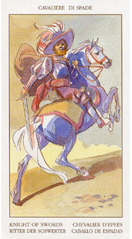 ո - Tarot of The Renaissance - ʿ - Knight Of Swords