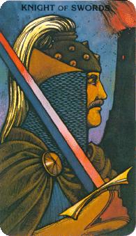 Ħ - Morgan-Greer Tarot - ʿ - Knight Of Swords