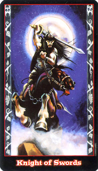 Ѫ - Vampire Tarot - ʿ - Knight Of Swords