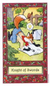  - Whimsical Tarot - ʿ - Knight Of Swords