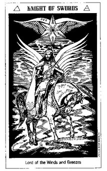 ʿ - The Hermetic Tarot - ʿ - Knight Of Swords