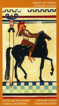 ³ - Etruscan Tarot - ʿ - Knight Of Swords