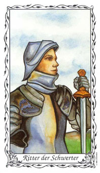 ޵ - Das Hudes Tarot - ʿ - Knight Of Swords