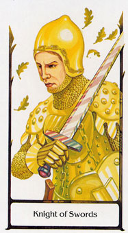 ž - Tarot Of The Old Path - ʿ - Knight Of Swords