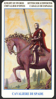  - Secret Tarot - ʿ - Knight Of Swords