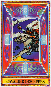 ʯΰ - Diamond Tarot - ʿ - Knight Of Swords