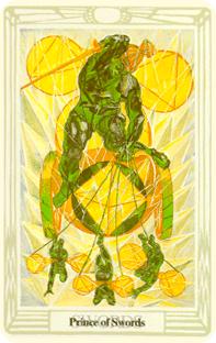  - Croley Tarot - ʿ - Knight Of Swords