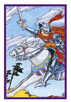 ³ - Epicurean Tarot - ʿ - Knight Of Swords