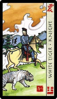 ˮ - Feng Shui Tarot - ʿ - Knight Of Swords