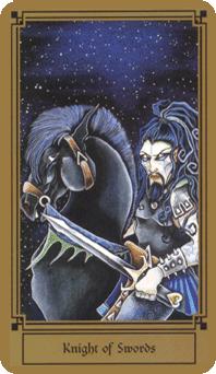  - Fantastical Tarot - ʿ - Knight Of Swords