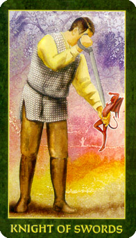 䴫˵ - Folklore Tarot - ʿ - Knight Of Swords