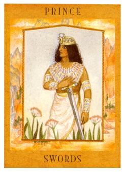 Ů - Goddess Tarot - ʿ - Knight Of Swords