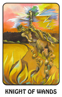  - Karma Tarot - Ȩʿ - Knight Of Wands