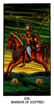  - Ibis Tarot - Ȩʿ - Knight Of Wands