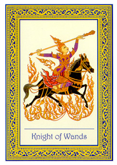 ̩ʼ - Royal Thai Tarot - Ȩʿ - Knight Of Wands