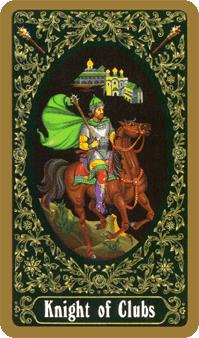  - Russian Tarot - Ȩʿ - Knight Of Wands