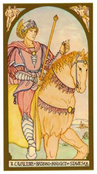 ո - Renaissance Tarot - Ȩʿ - Knight Of Wands