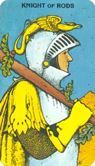 Ħ - Morgan-Greer Tarot - Ȩʿ - Knight Of Wands