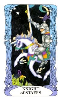 ¹⻨԰ - Moon Garden Tarot - Ȩʿ - Knight Of Wands