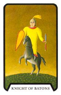 Ů - Tarot of the Witches - Ȩʿ - Knight Of Wands