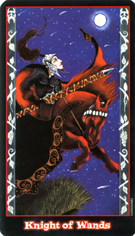 Ѫ - Vampire Tarot - Ȩʿ - Knight Of Wands