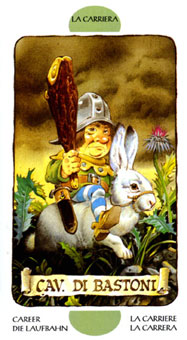  - Tarot of the Gnomes - Ȩʿ - Knight Of Wands