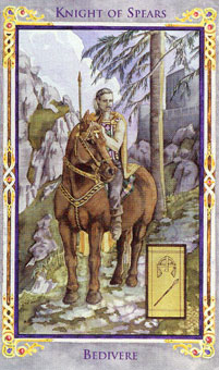 ɪ - Legend Arthurian Tarot - Ȩʿ - Knight Of Wands