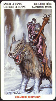  - Celtic Tarot - Ȩʿ - Knight Of Wands