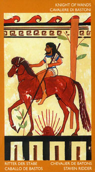 ³ - Etruscan Tarot - Ȩʿ - Knight Of Wands