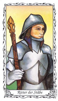 ޵ - Das Hudes Tarot - Ȩʿ - Knight Of Wands