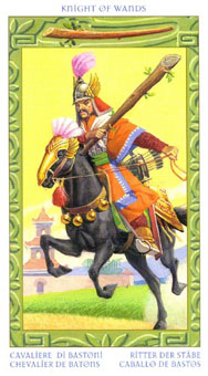 ֮ - Tarot of the Journey to the Orient - Ȩʿ - Knight Of Wands