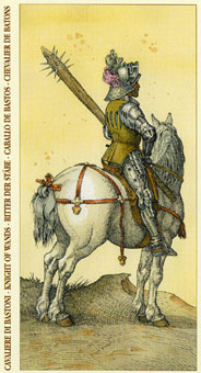 Ŷ - Tarot of Durer - Ȩʿ - Knight Of Wands