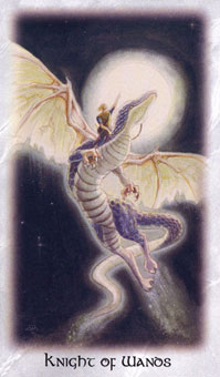  - The Celtic Dragon Tarot - Ȩʿ - Knight Of Wands