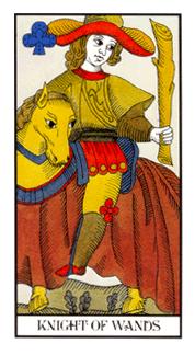 ʹ - Angel Tarot - Ȩʿ - Knight Of Wands