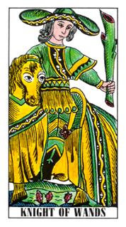  - Classic Tarot - Ȩʿ - Knight Of Wands