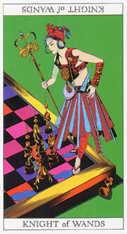 ħ - Love and Mystical Tarot - Ȩʿ - Knight Of Wands