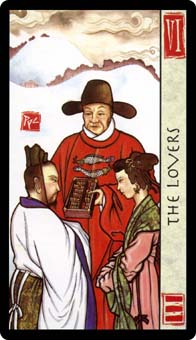 ˮ - Feng Shui Tarot -  - The Lovers