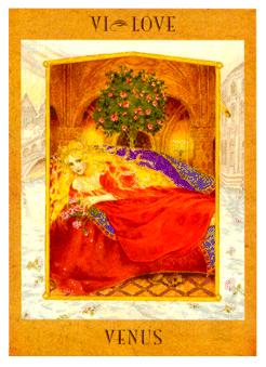 Ů - Goddess Tarot -  - The Lovers