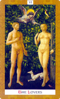 ƽʱ - Golden Tarot -  - The Lovers