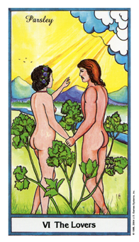 ҩ - Herbal Tarot -  - The Lovers